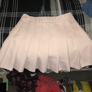 Light pink schoolgirl skirt